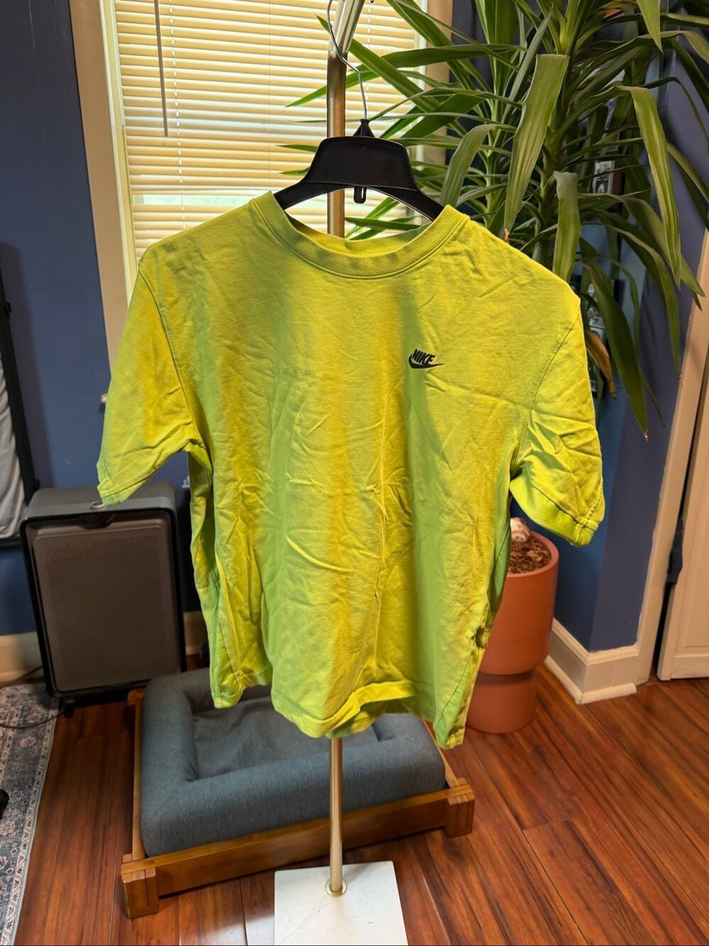 Nike Men Sportswear Knit Tee Shirt Top Green (LG)